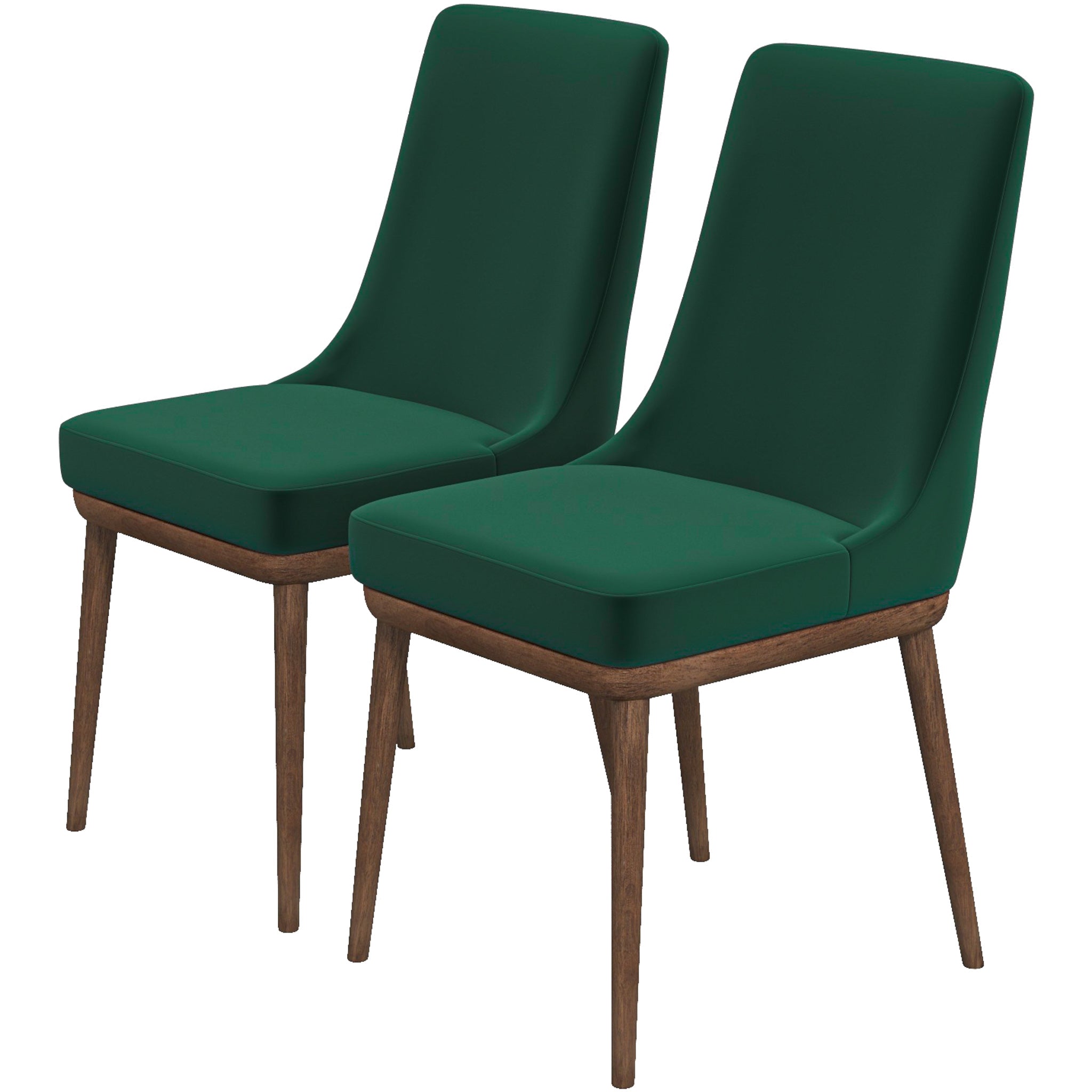 Fast Delivery Kate Mid-Century Modern Dining Chair Set of 2