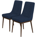 Minimalist Kate Mid-Century Modern Dining Chair (Set of 2)