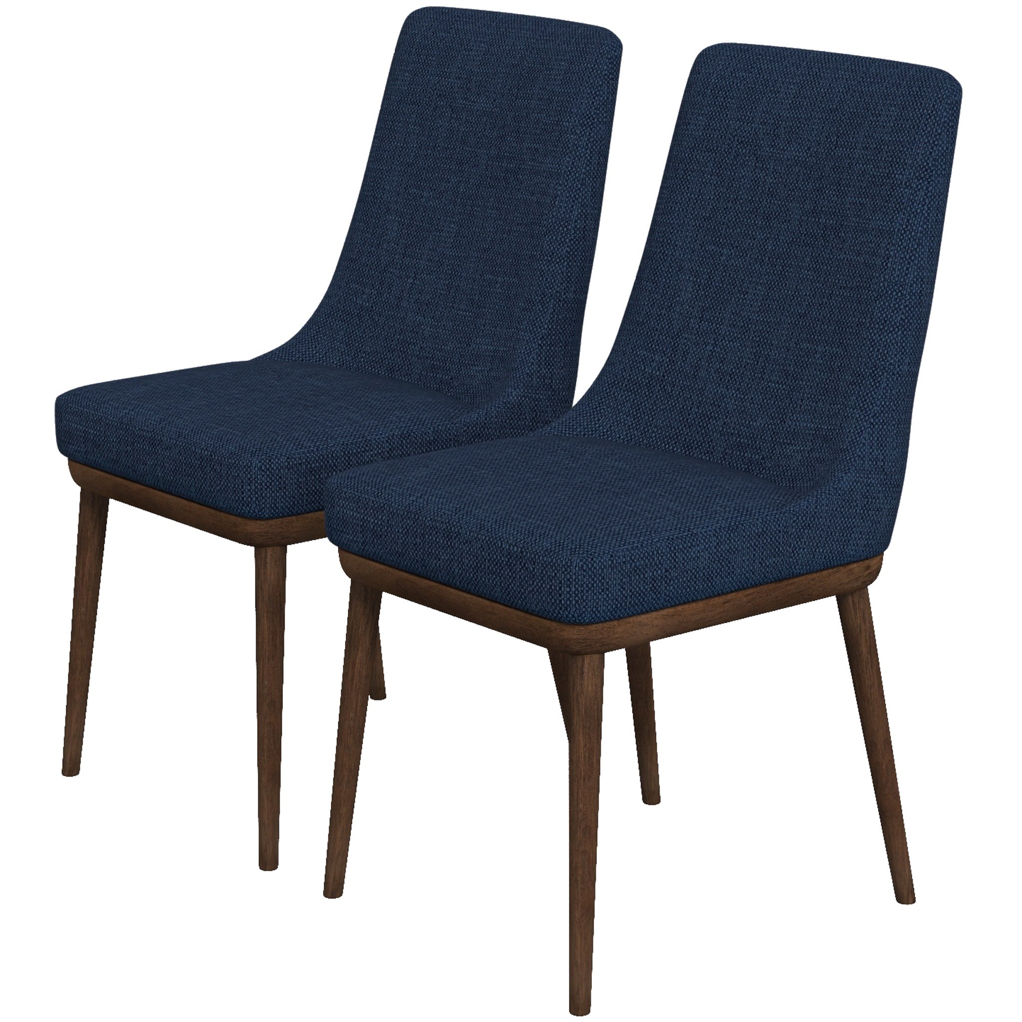 Minimalist Kate Mid-Century Modern Dining Chair (Set of 2)