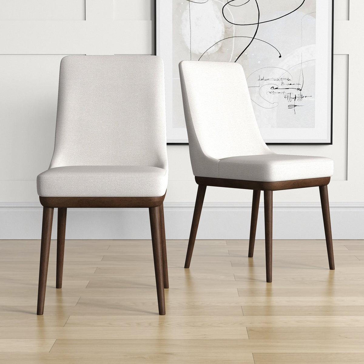Kate Mid-Century Modern Dining Chair (Set of 2)