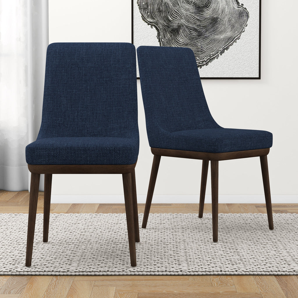 Minimalist Kate Mid-Century Modern Dining Chair (Set of 2)