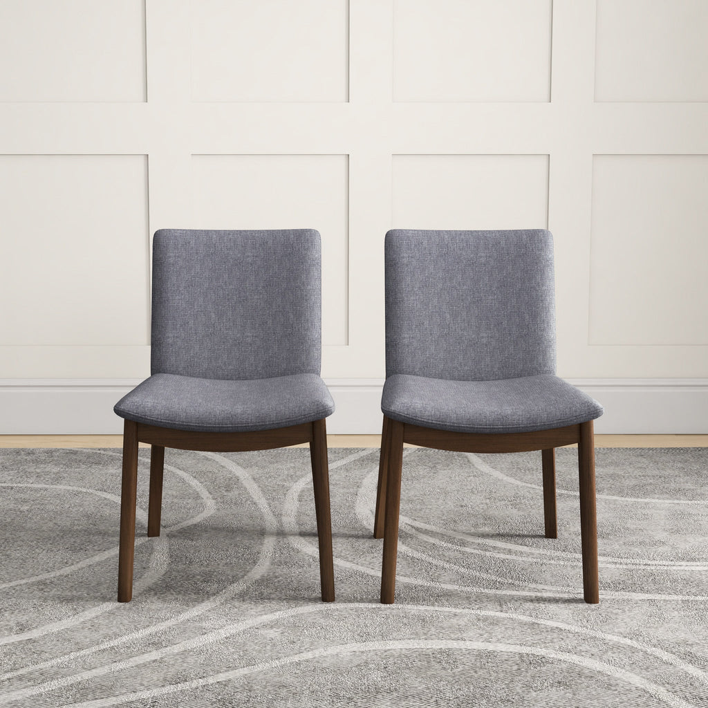 Top Quality Laura Mid-Century Modern Solid Wood Dining Chair Set of 2