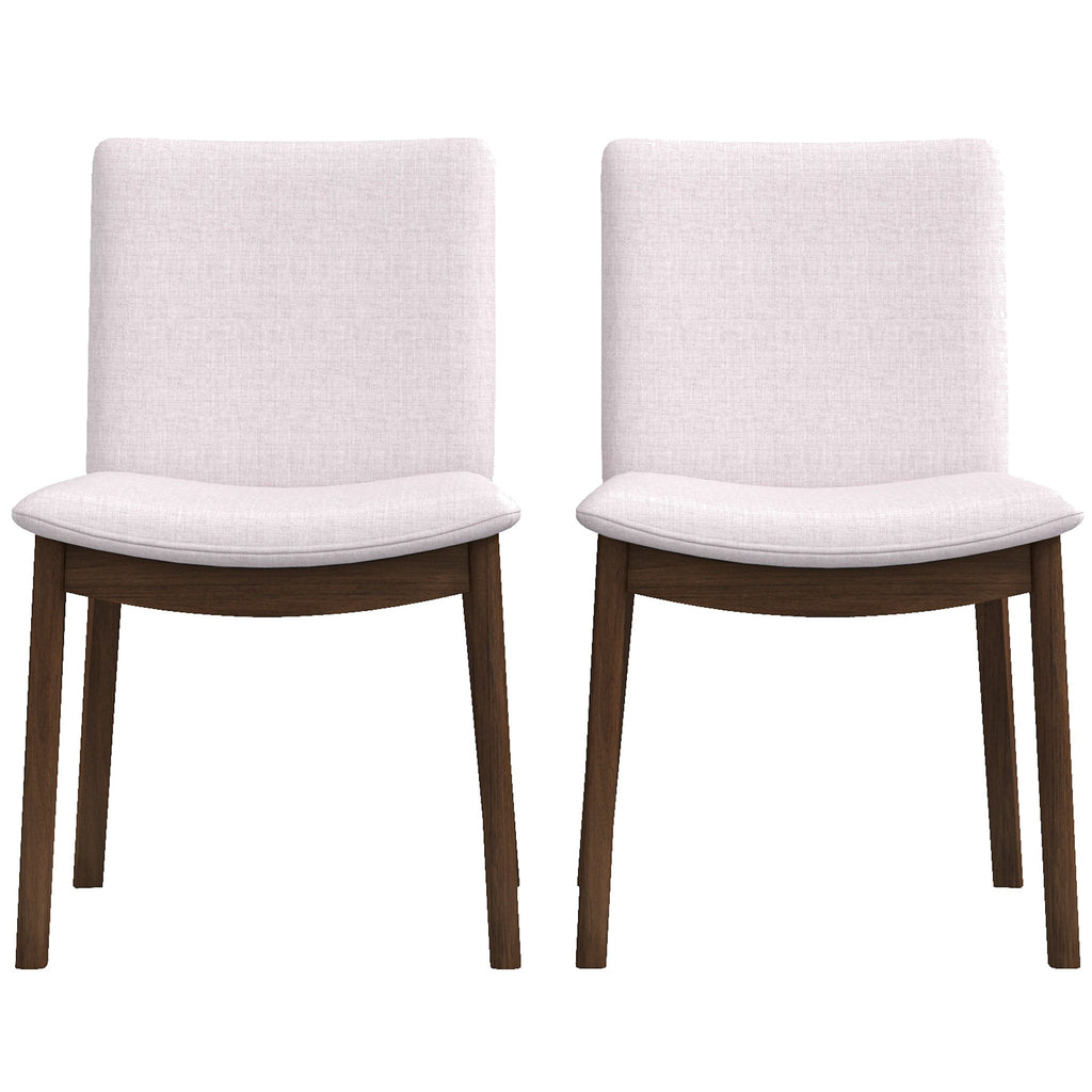 Modern Laura Mid-Century Modern Solid Wood Dining Chair Set