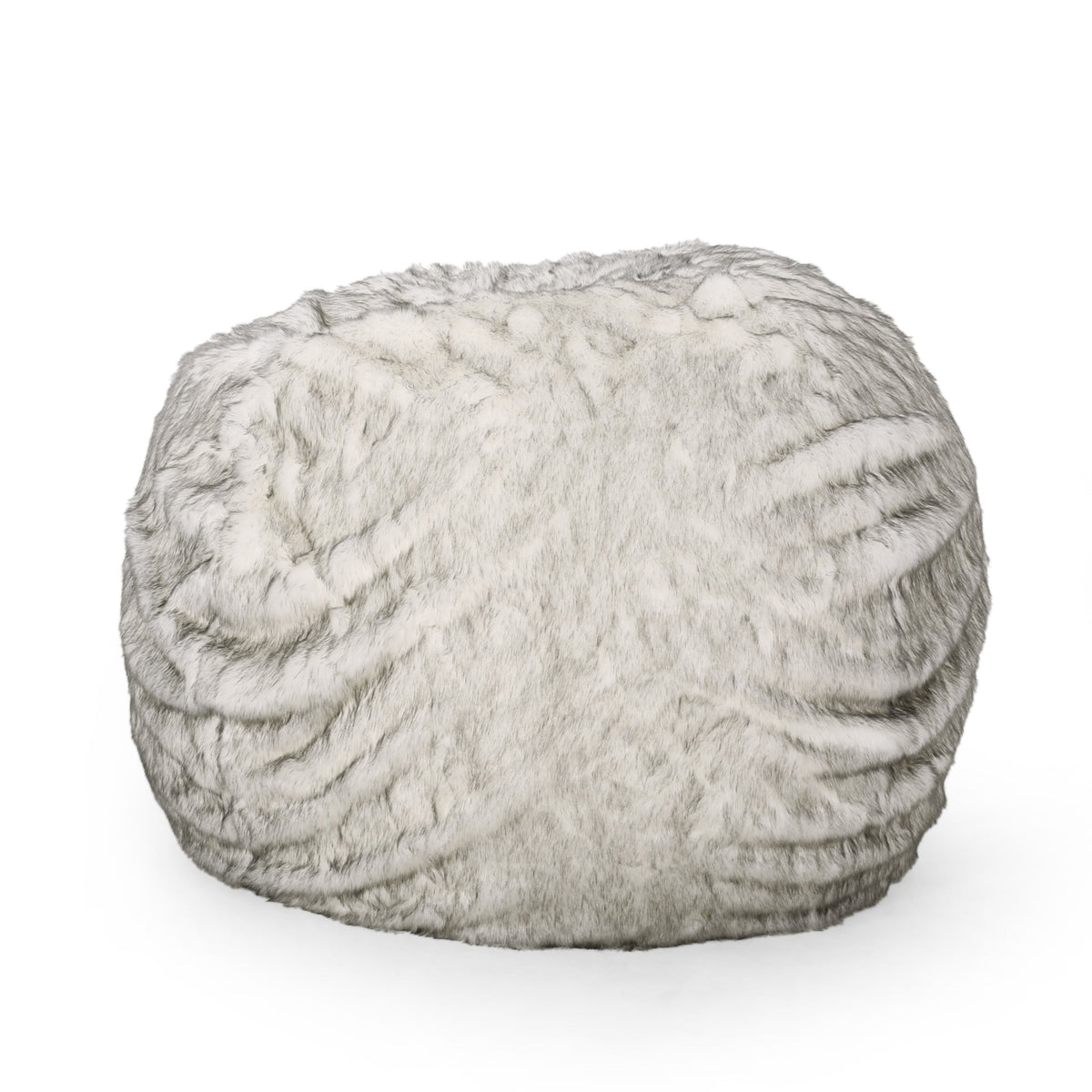 Negar 5 Foot Rounded Short Faux Fur Bean Bag