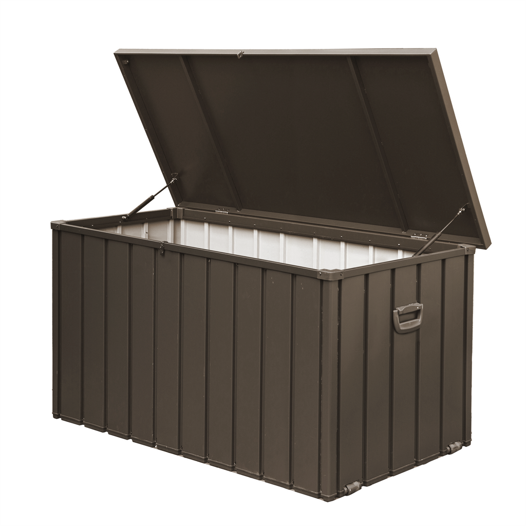 200 Gallon Outdoor Storage Deck Box - Waterproof & Lockable