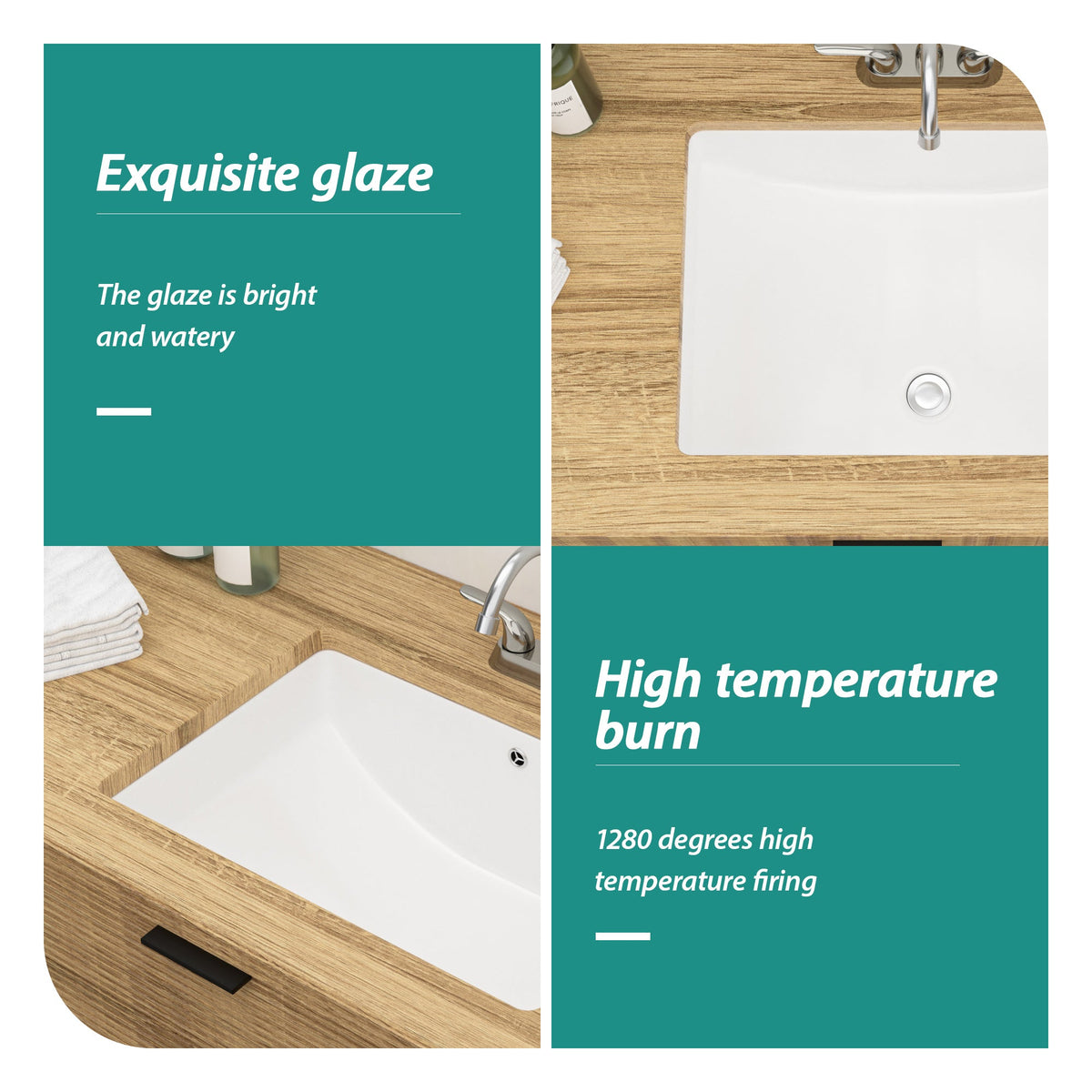 Modern Bathroom Undermount Sink