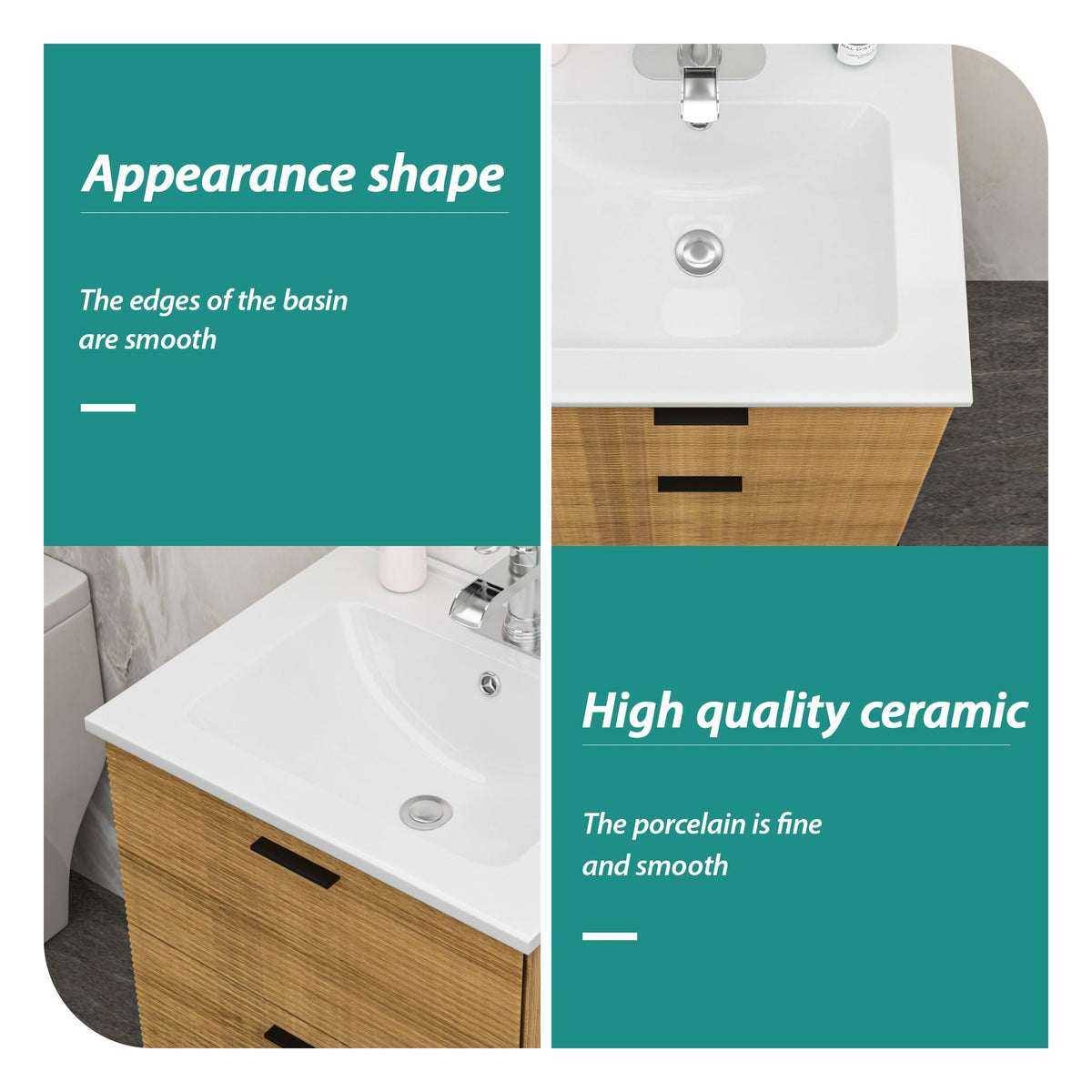 Premium Ceramic Bathroom Vanity Top