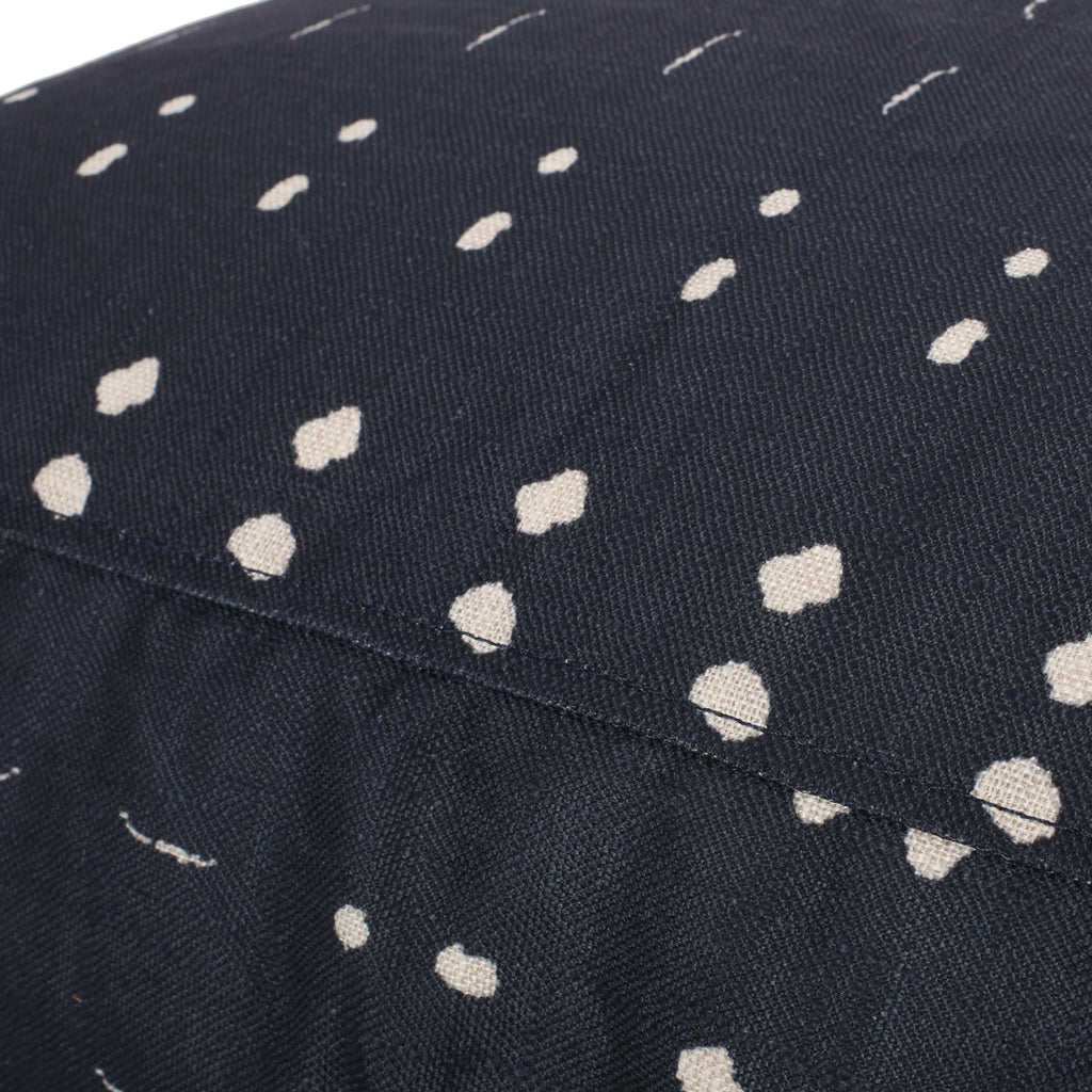 Dalm Fabric Square Pouf