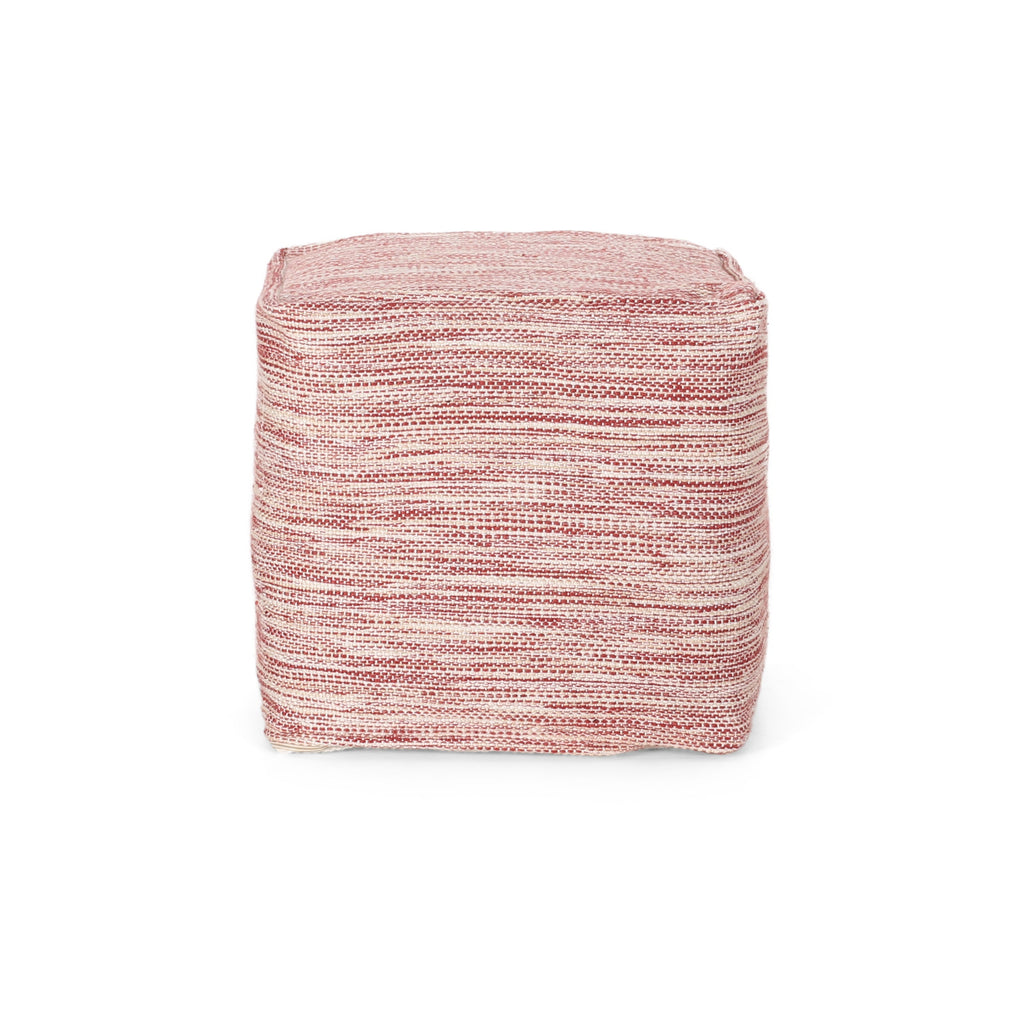 Enigma Yarn and Cotton Square Pouf