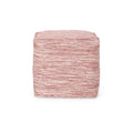 Enigma Yarn and Cotton Square Pouf