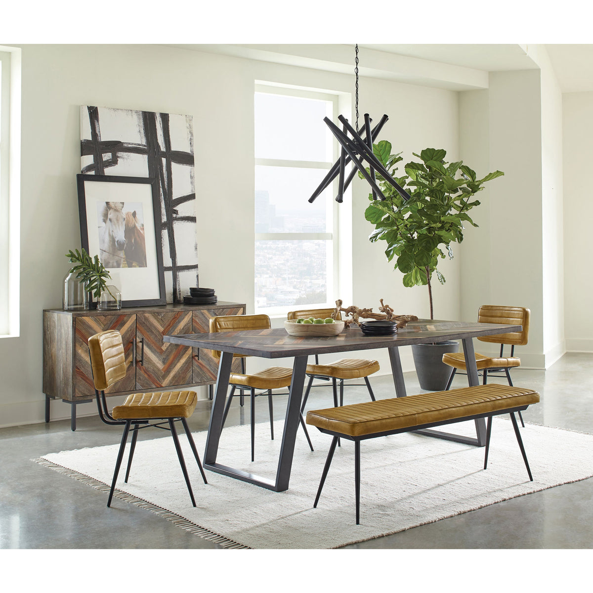 Camel Dining Bench