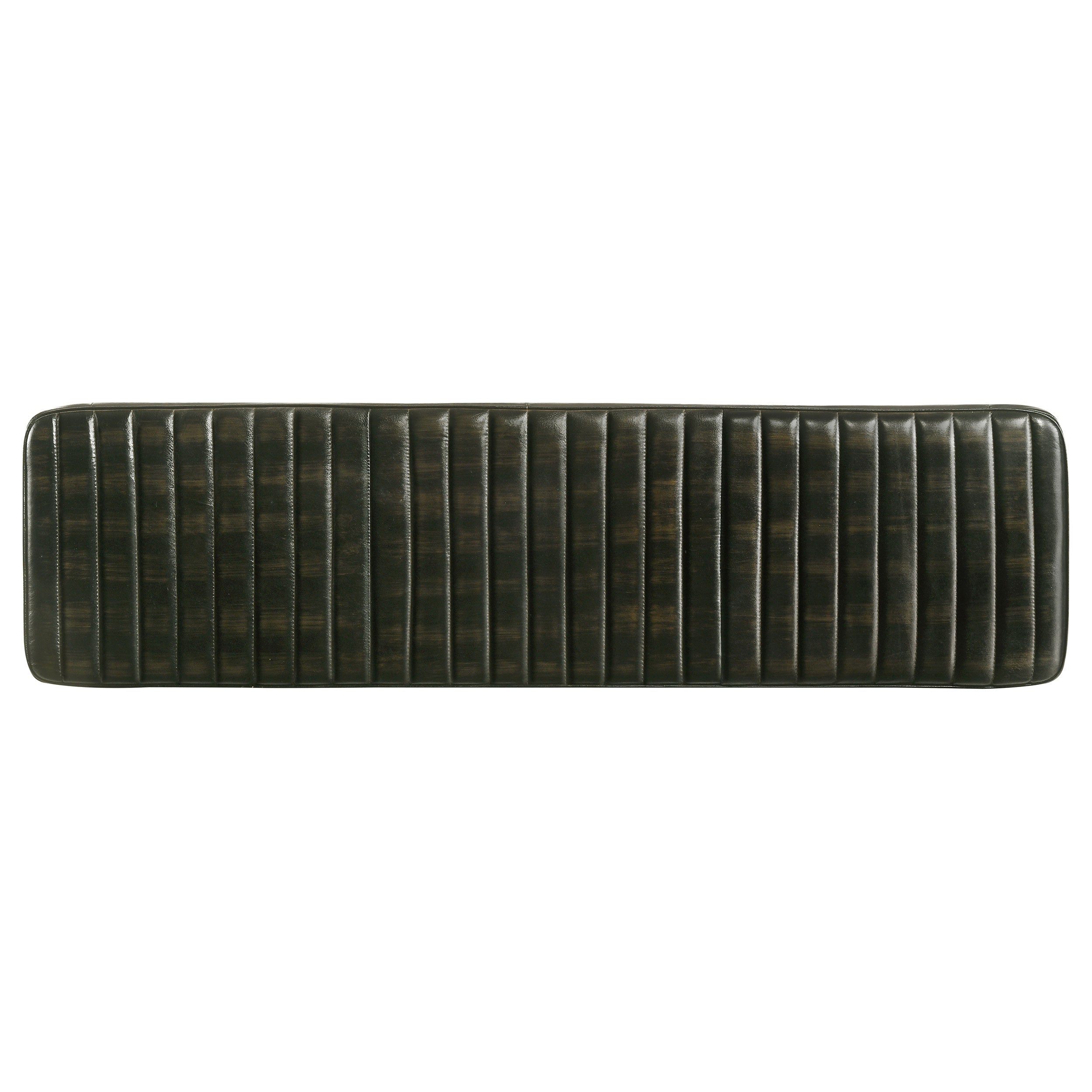 Espresso Upholstered Dining Bench