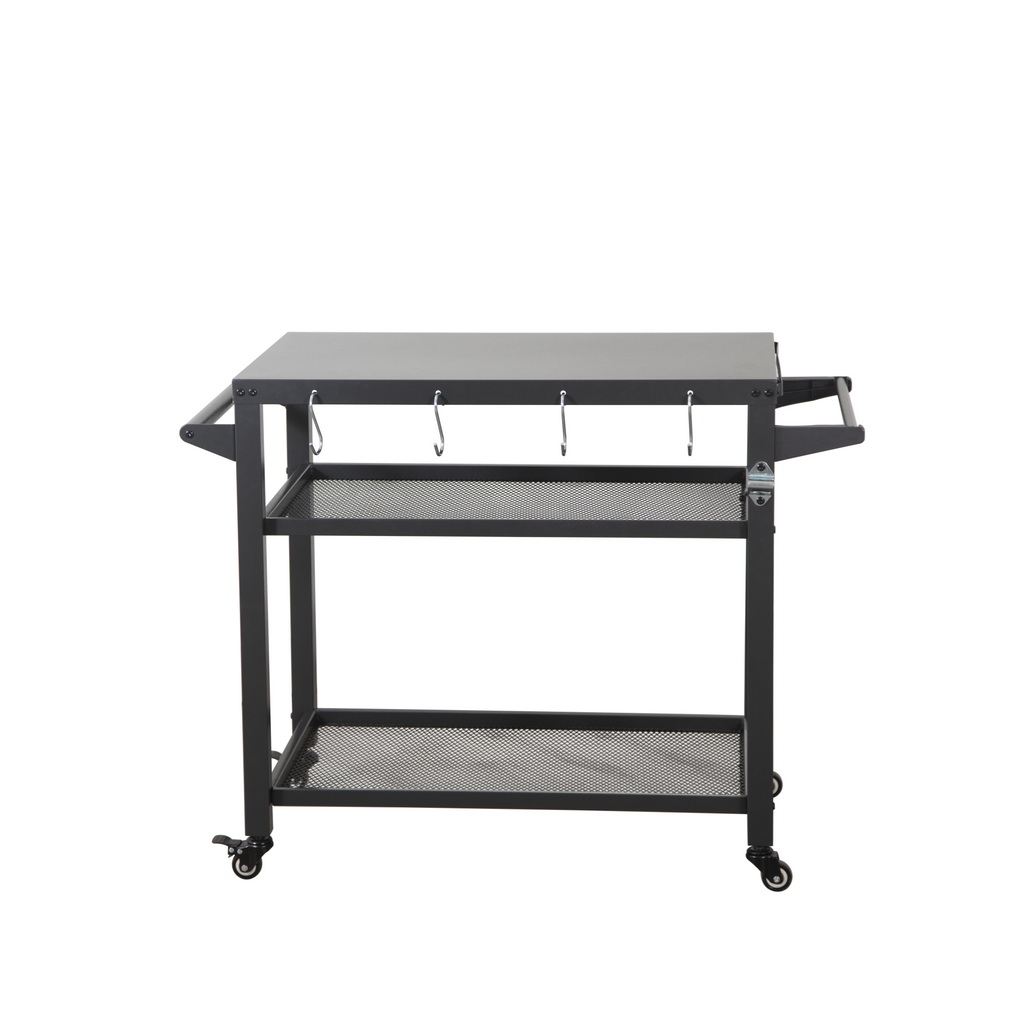 3-Shelf Outdoor Grill Table