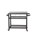 3-Shelf Outdoor Grill Table
