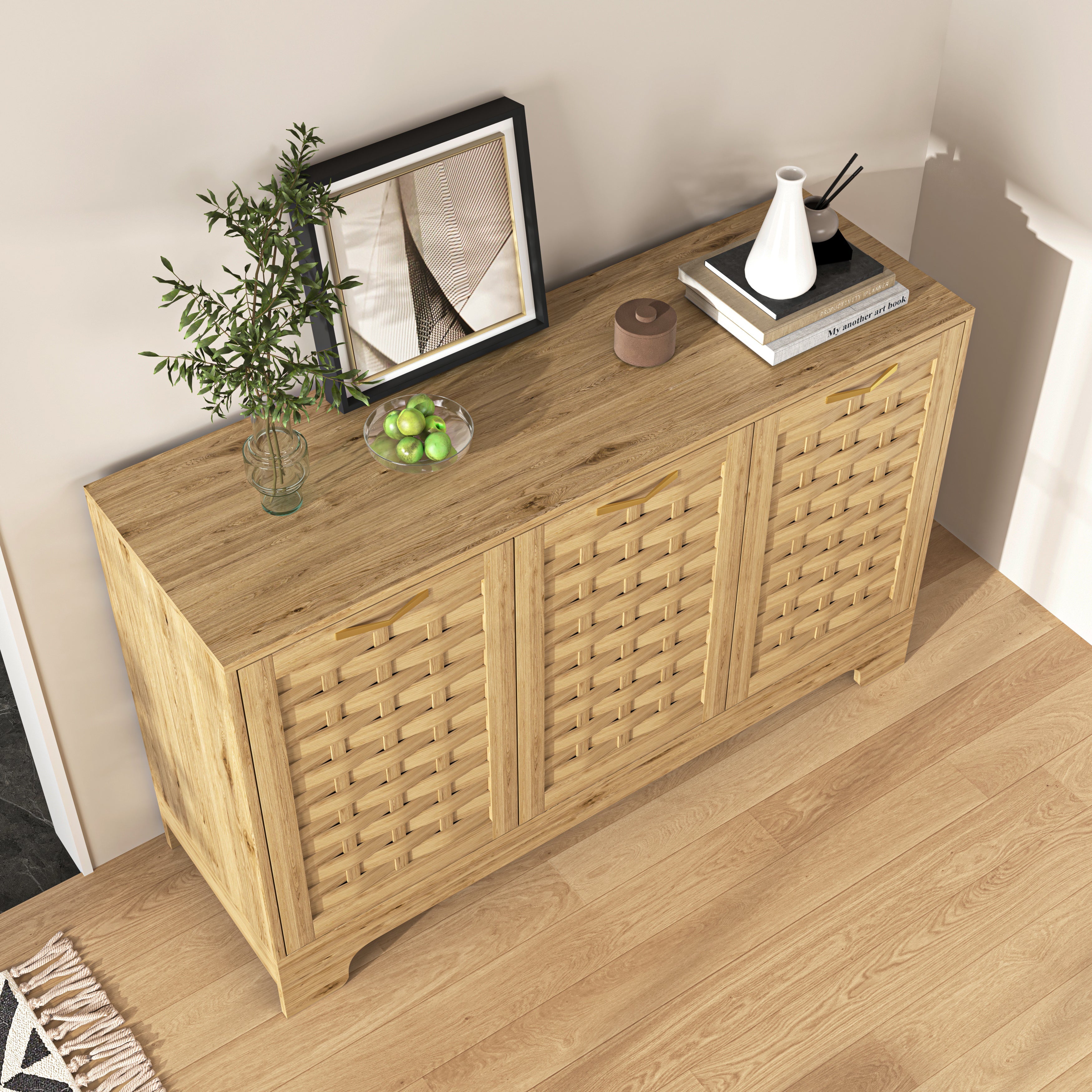 Storage Cabinet with 3 Doors