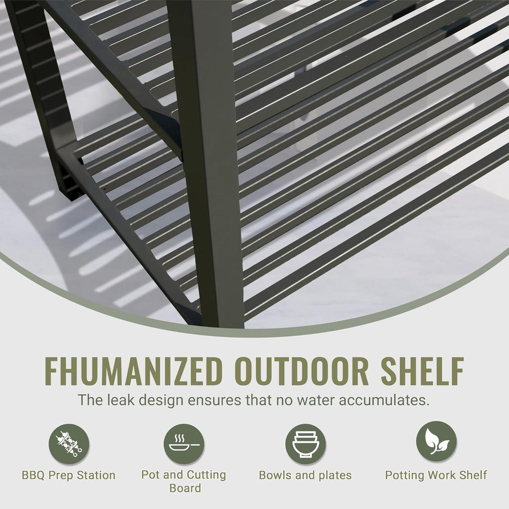 Outdoor Kitchen Island with Storage