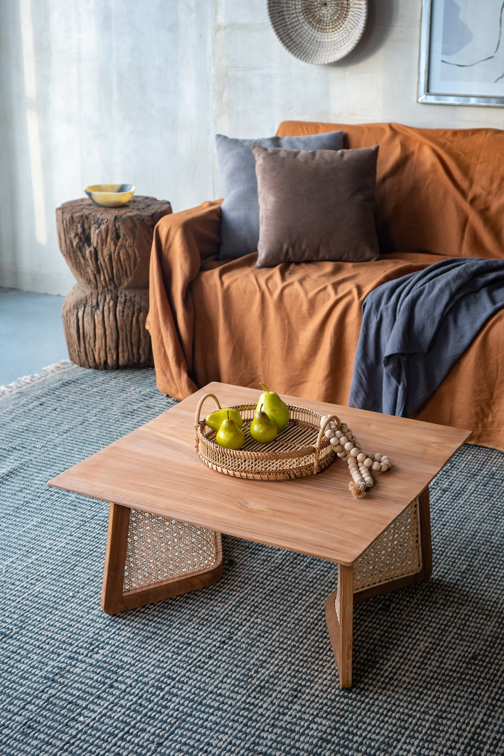 27.6" Teak Coffee Table