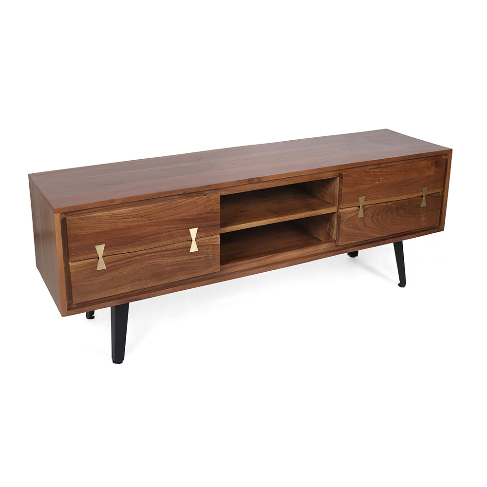 Asther Acacia Wood TV Cabinet
