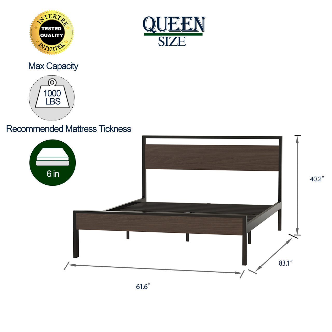 Ceres Metal Bed