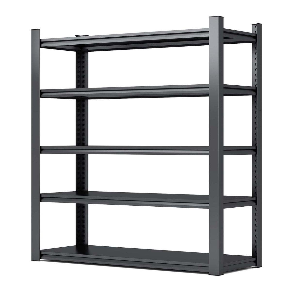 72"H 5 Tier Metal Shelves for Heavy Duty Storage