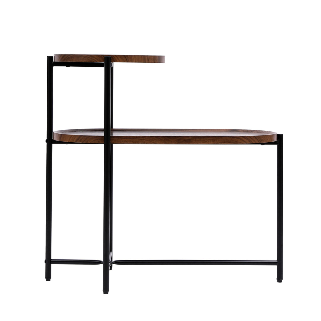 Small Coffee Tables: 2-Tier Modern Sofa Side Table