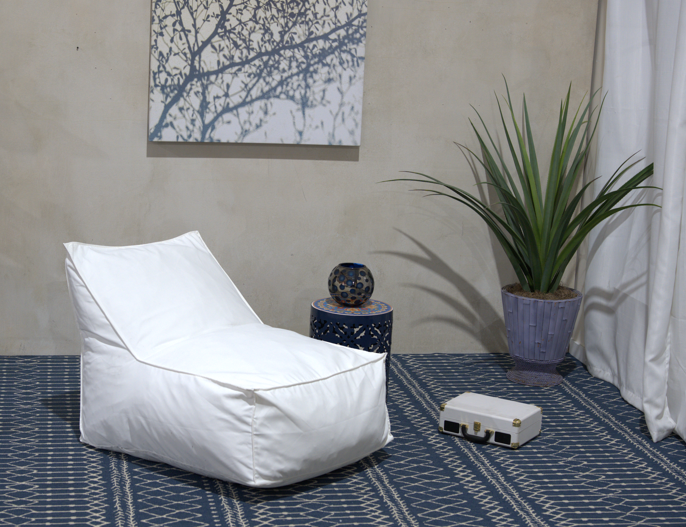 Ettie 3 Ft. Water Resistant Fabric Bean Bag Chair