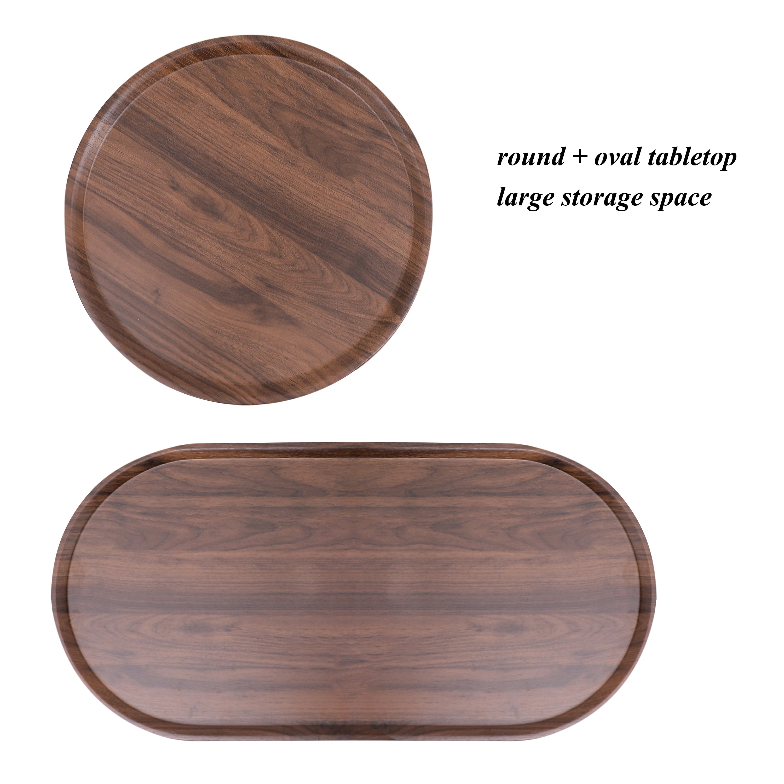 Small Coffee Tables: 2-Tier Modern Sofa Side Table