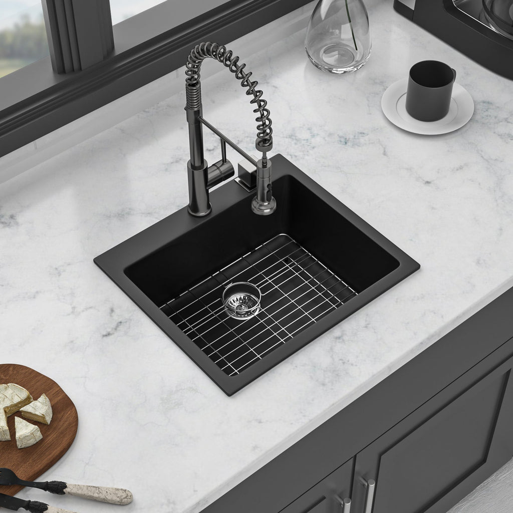 Quartz Kitchen Sink - 25" x 22" x 9.65"