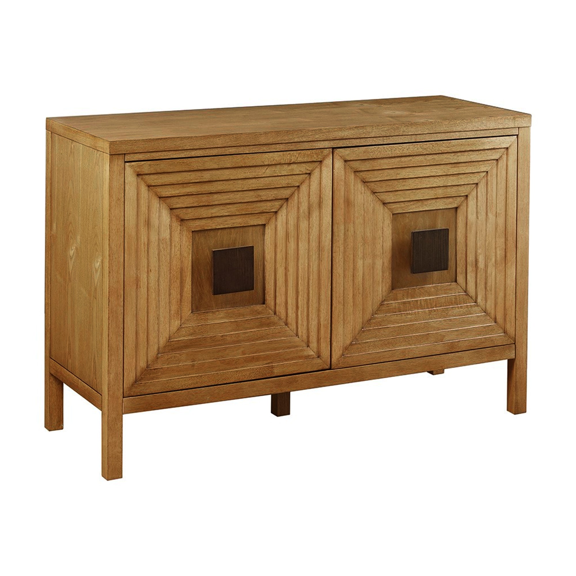 2-Door Accent Cabinet With Adjustable Shelves