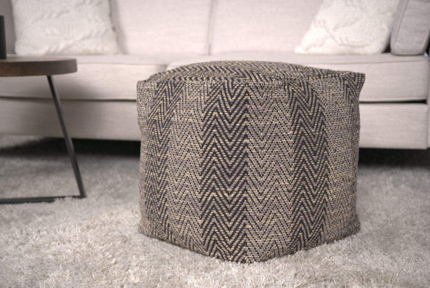 Barracuda Handcrafted Cotton Pouf