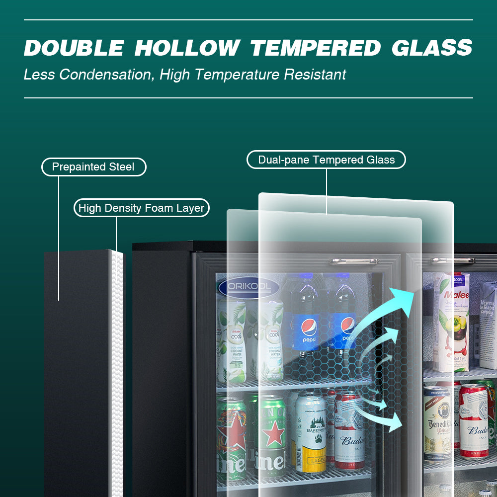 ORIKOOL 53 Inch Beverage Refrigerators Cooler