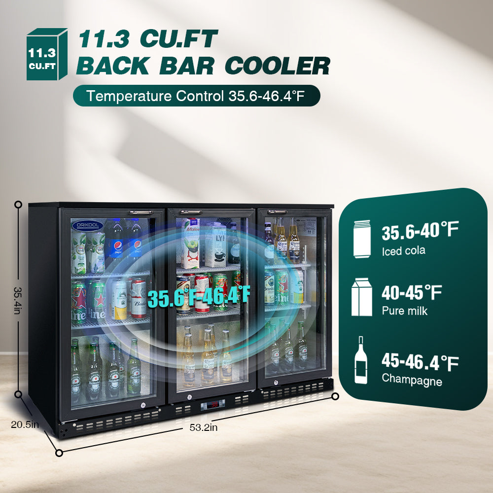 ORIKOOL 53 Inch Beverage Refrigerators Cooler
