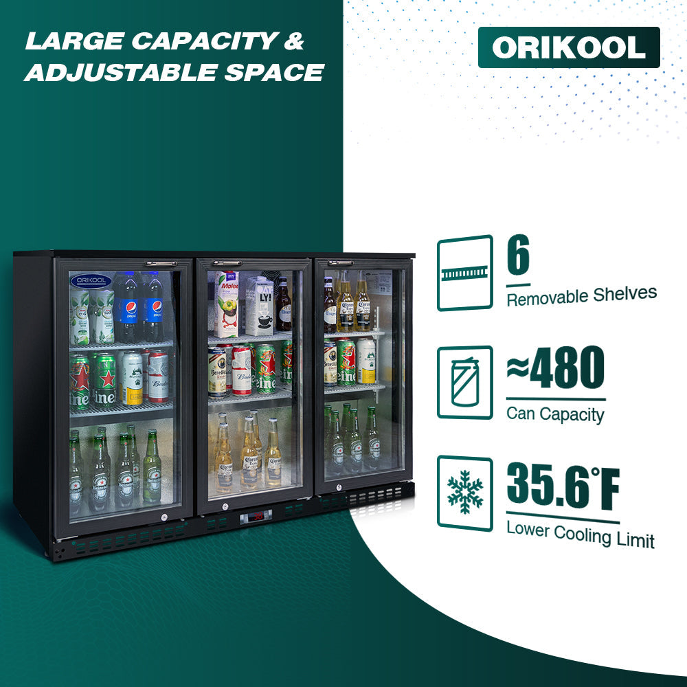 ORIKOOL 53 Inch Beverage Refrigerators Cooler