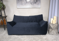 Fila Velveteen 2-Seater Oversized Bean Bag Chair