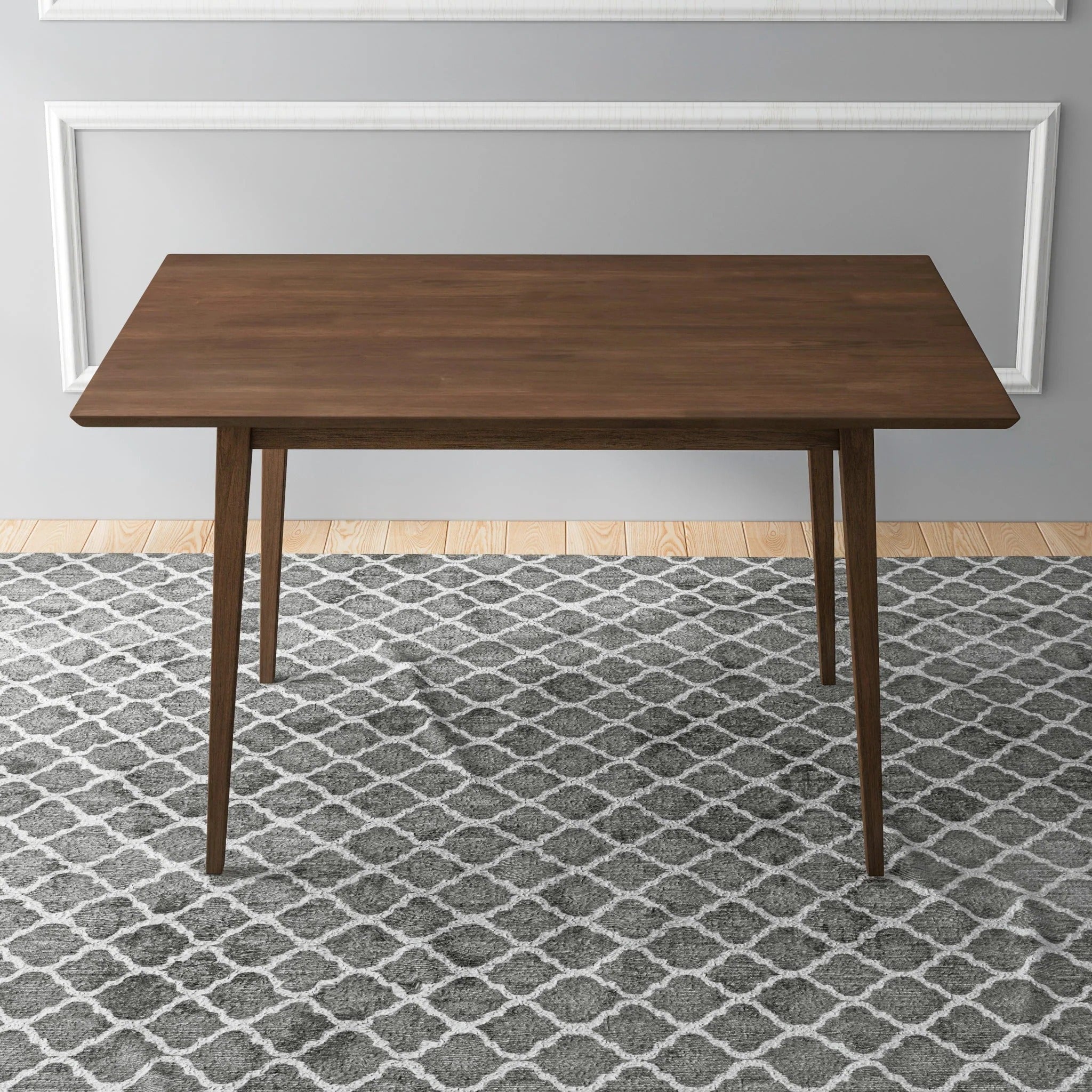 Mary Modern Style Solid Wood Rectangular Dining Kitchen Table