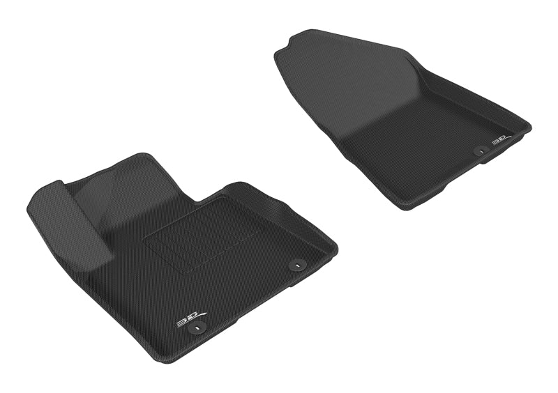 3D MAXpider 2017-2020 Kia Sportage Kagu 1st Row Floormat - Black L1KA04011509