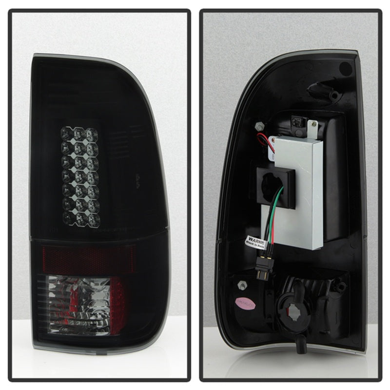 Spyder 08-16 Ford Super Duty LED Tail Lights Black Smoke ALT-YD-FS07-LED-BSM 5083296