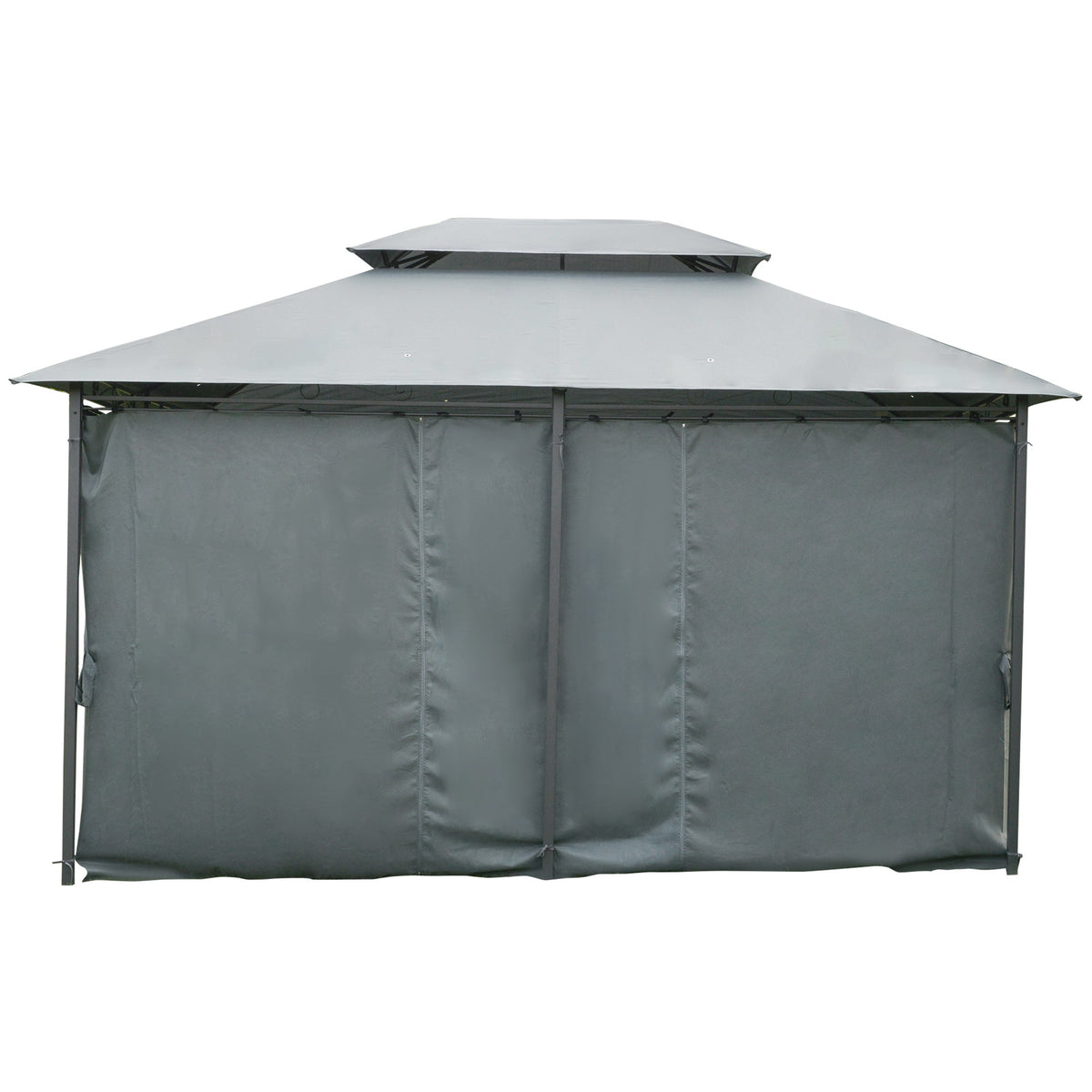 Outsunny 10' x 13' Patio Gazebo, Outdoor Canopy Shelter