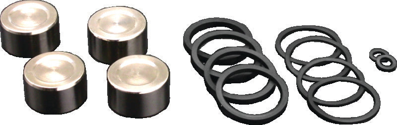 Bikers Choice 00-14 Big Twin Front or Rear Caliper Piston & Seal Kit 4 Piston Exc. Brembo 601663