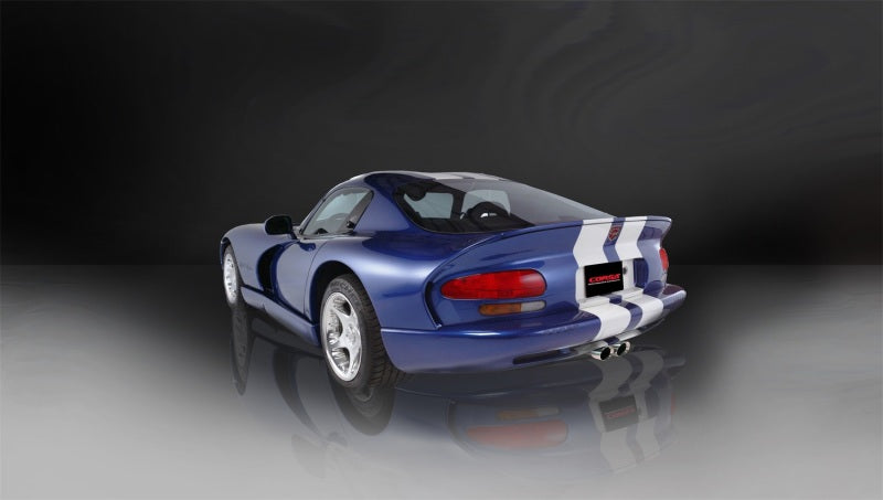 Corsa 96-02 Dodge Viper GTS 8.0L V10 Polished Sport Cat-Back Exhaust w/ 2.5in Inlet 14122