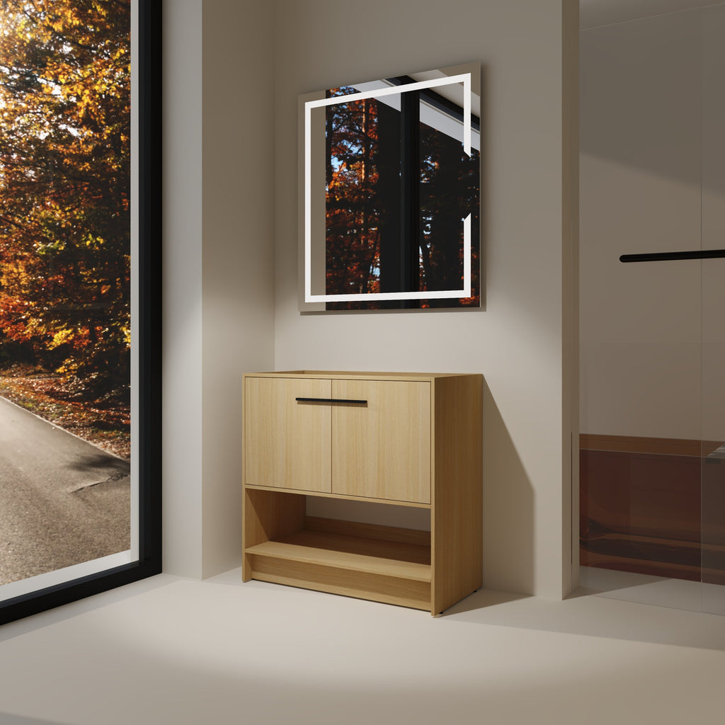 36" Freestanding Bathroom Vanity with 2 Doors