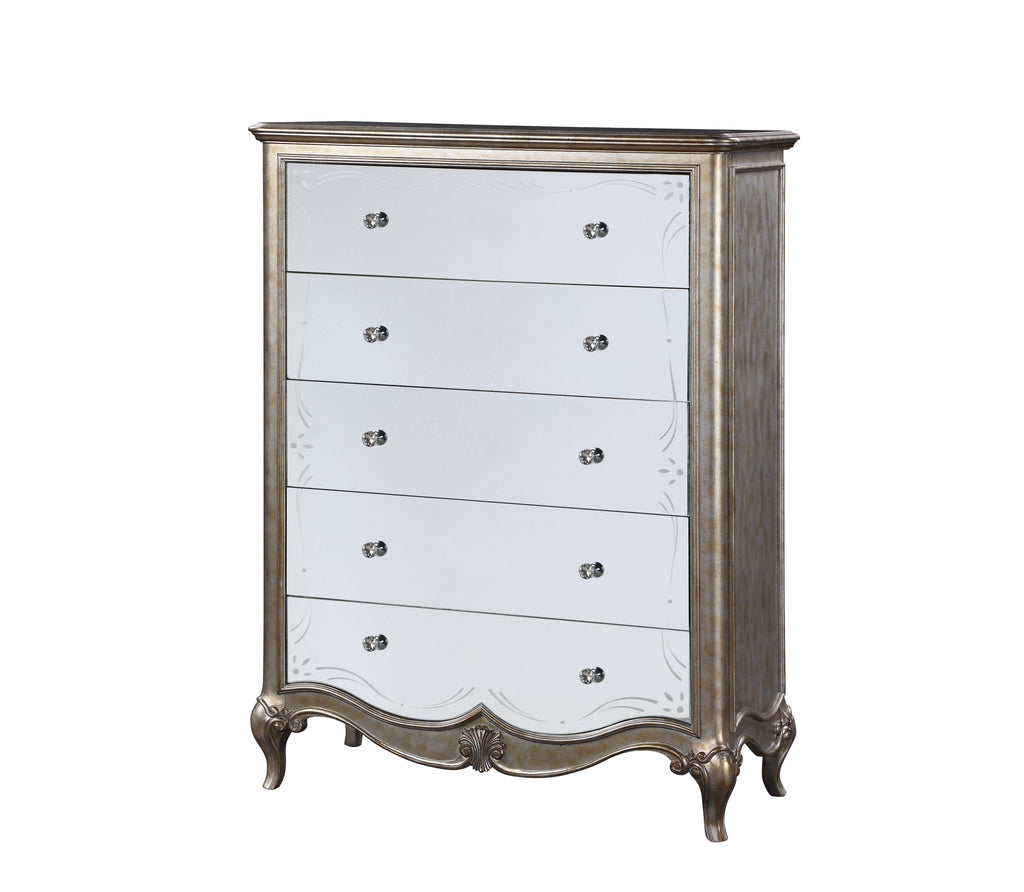 Esteban Antique Champagne Finish Chest