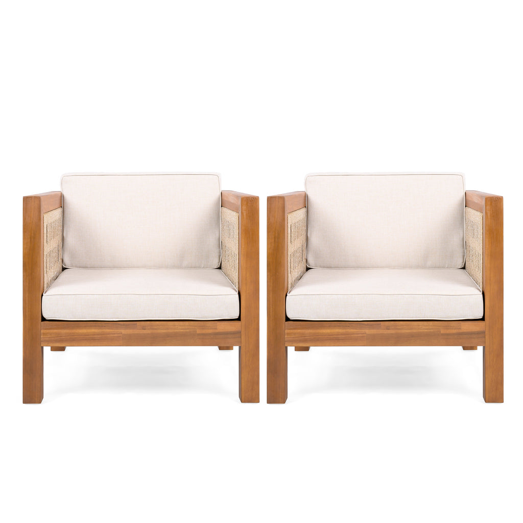 Outdoor Club Chair Set of 2