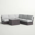 4-Person Outdoor Seating Group with Cushions