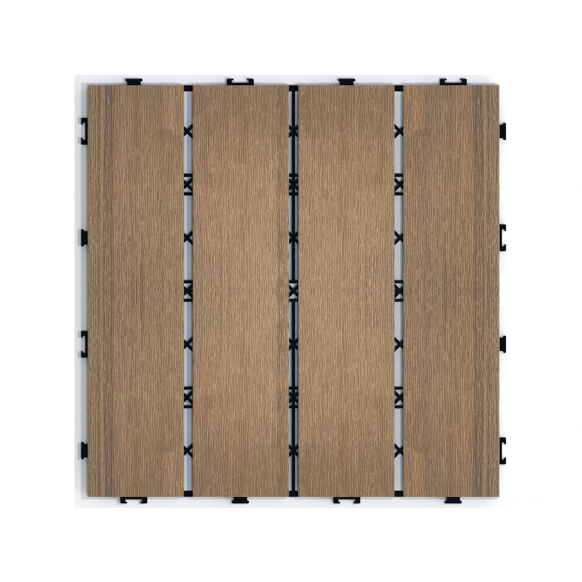 WPC Wood-Plastic Composite Patio Floor Tiles