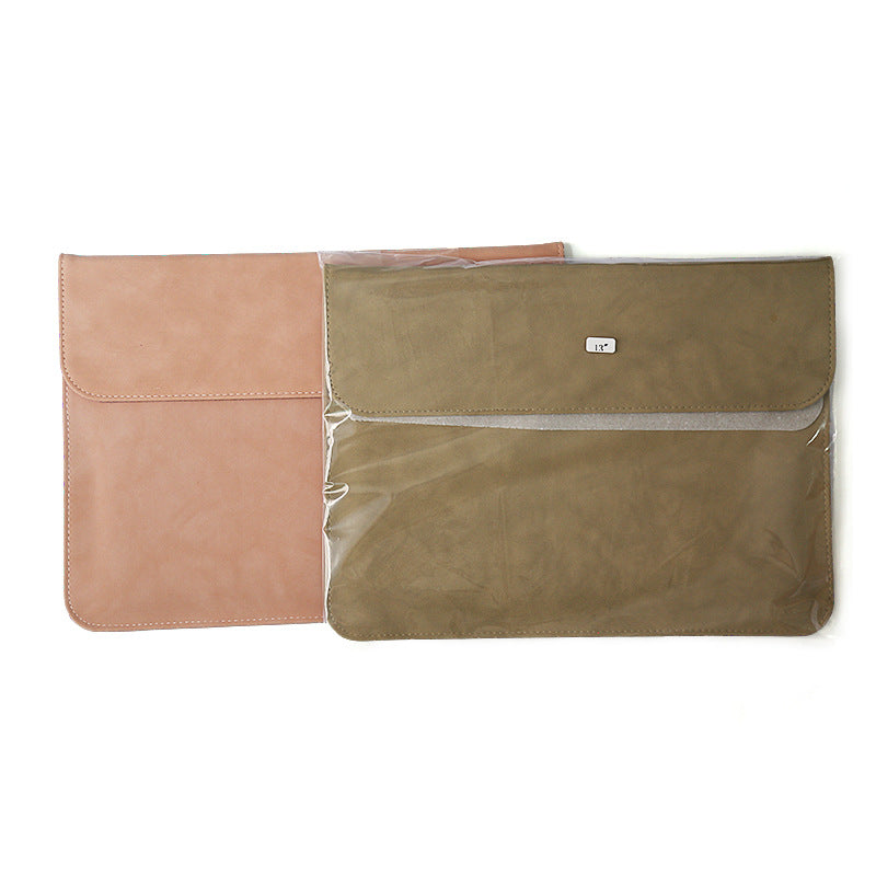 Laptop Sleeve Computer Bag Frosted Waterproof Fabric Protective Sleeve