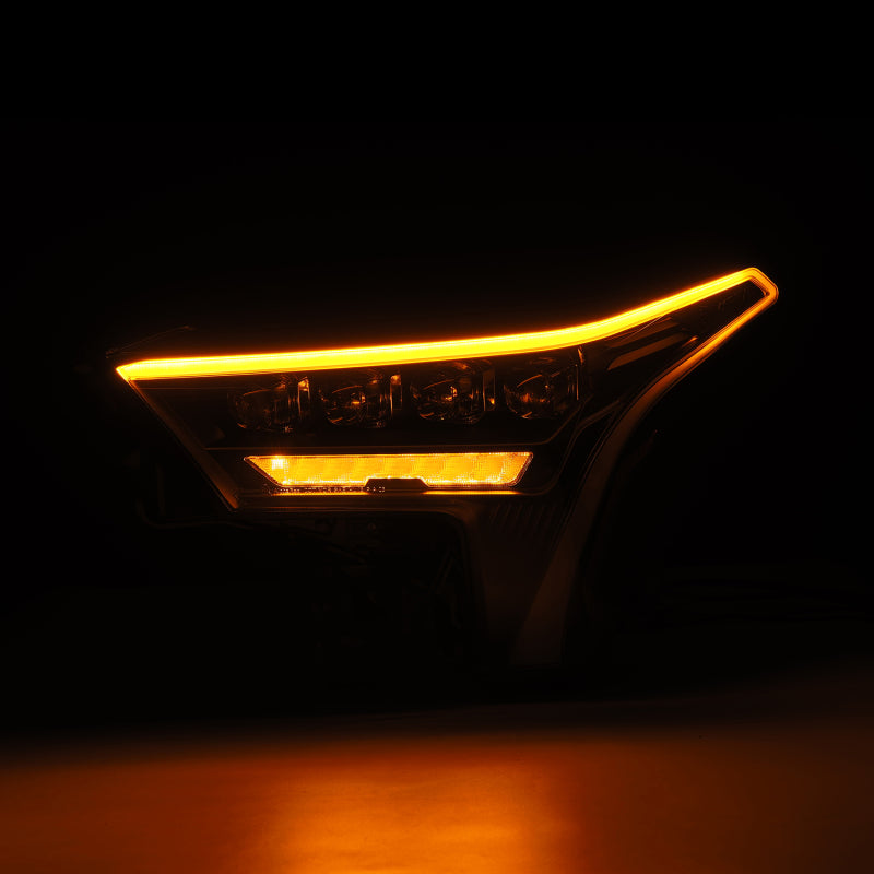 AlphaRex 22-23 Toyota Tundra NOVA-Series Headlights Black w/Amber DRL - Req 810029 OR 810030 880872 *Discontinued