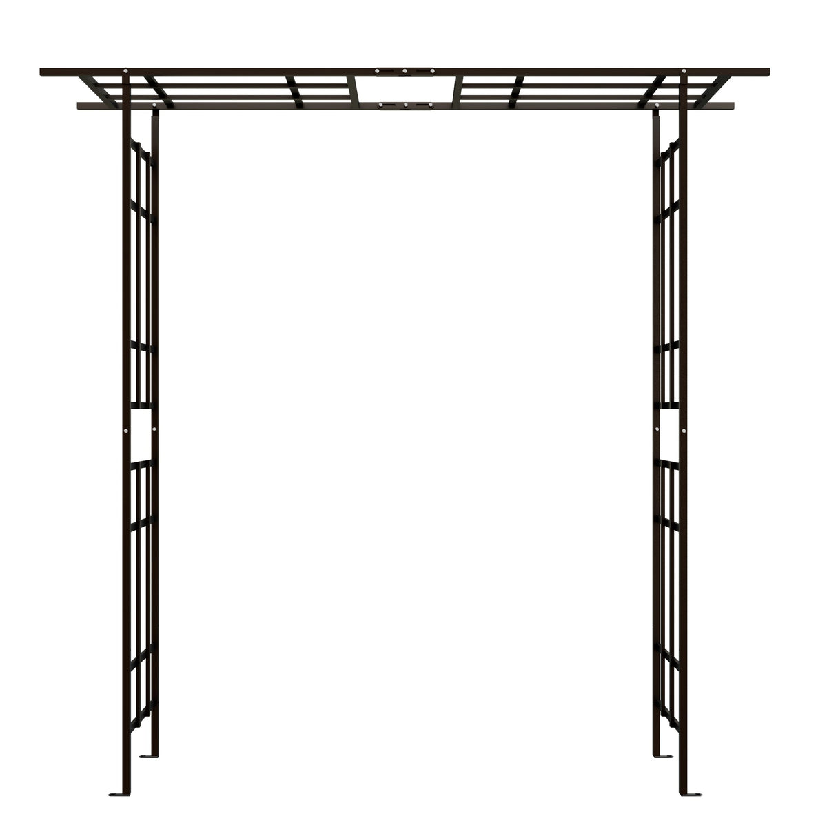 Metal Garden Arch with Adjustable Width