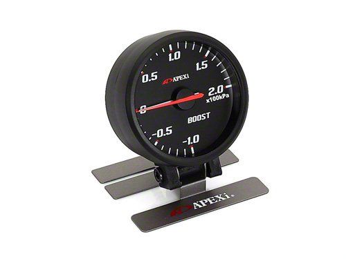 APEXi 403-A954 60mm Electronic Boost Gauge Black Face Black Bezel *Discontinued