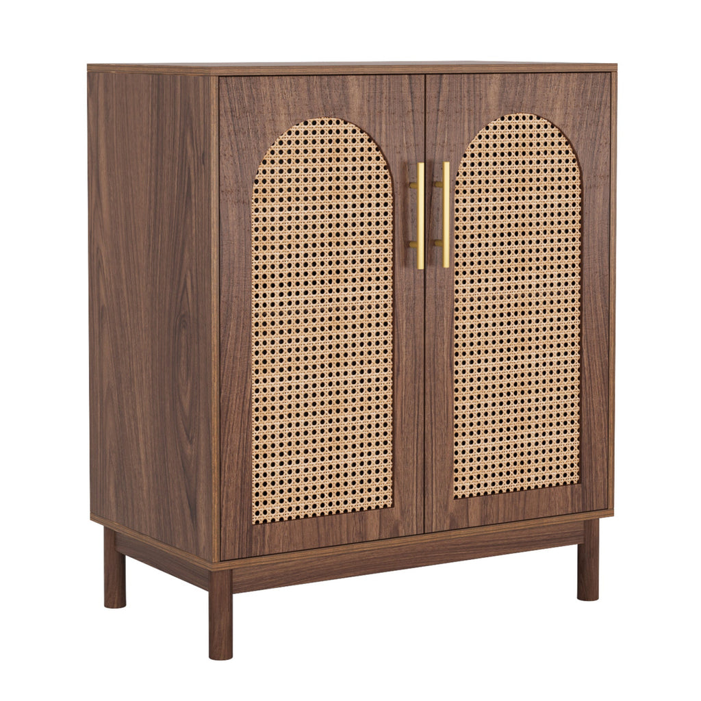 59" Rattan Sideboard Buffet Cabinet